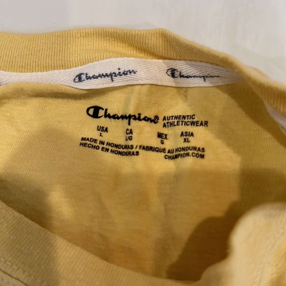 Champion Women’s Crop Top Athletic Shirt Size Large - Picture 3 of 5